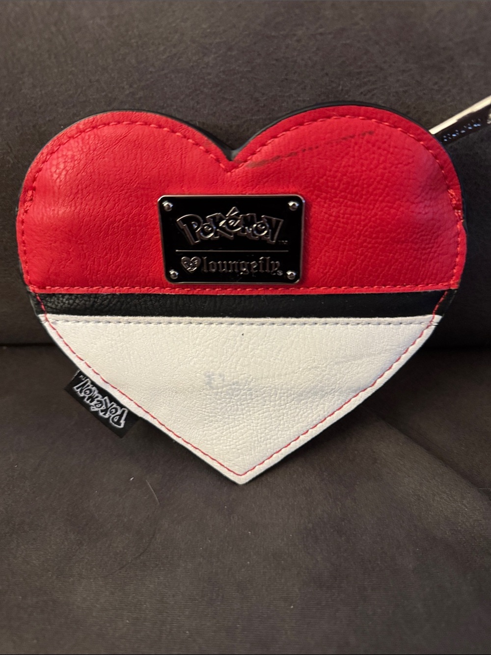 Pokémon x Loungefly Red & White Heart Coin Purse